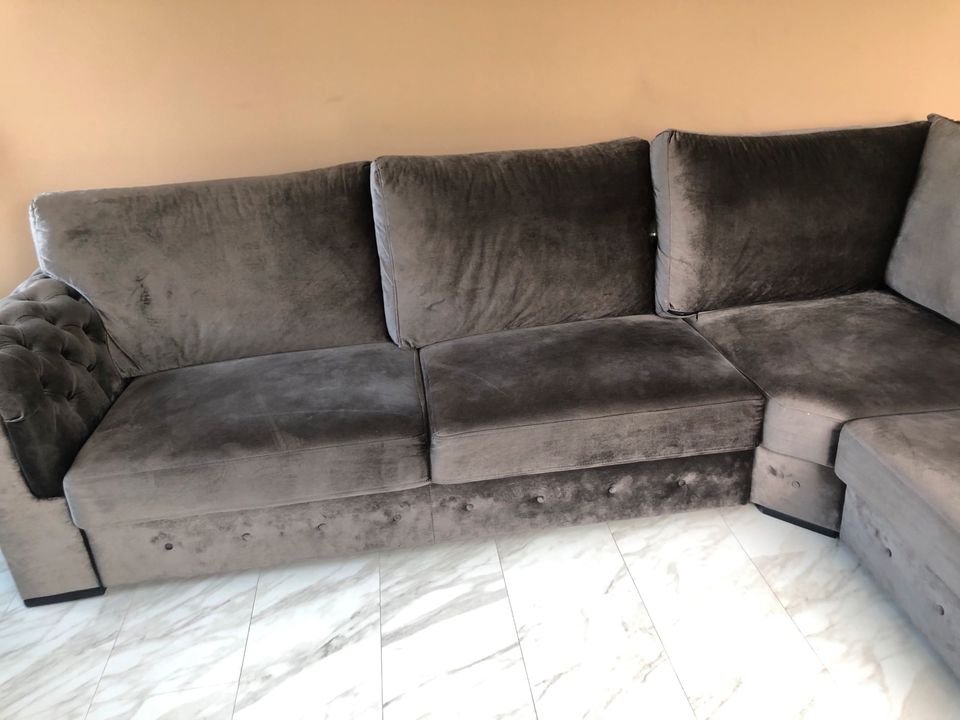 EckSofa , Möbel grau Farbe in Bocholt