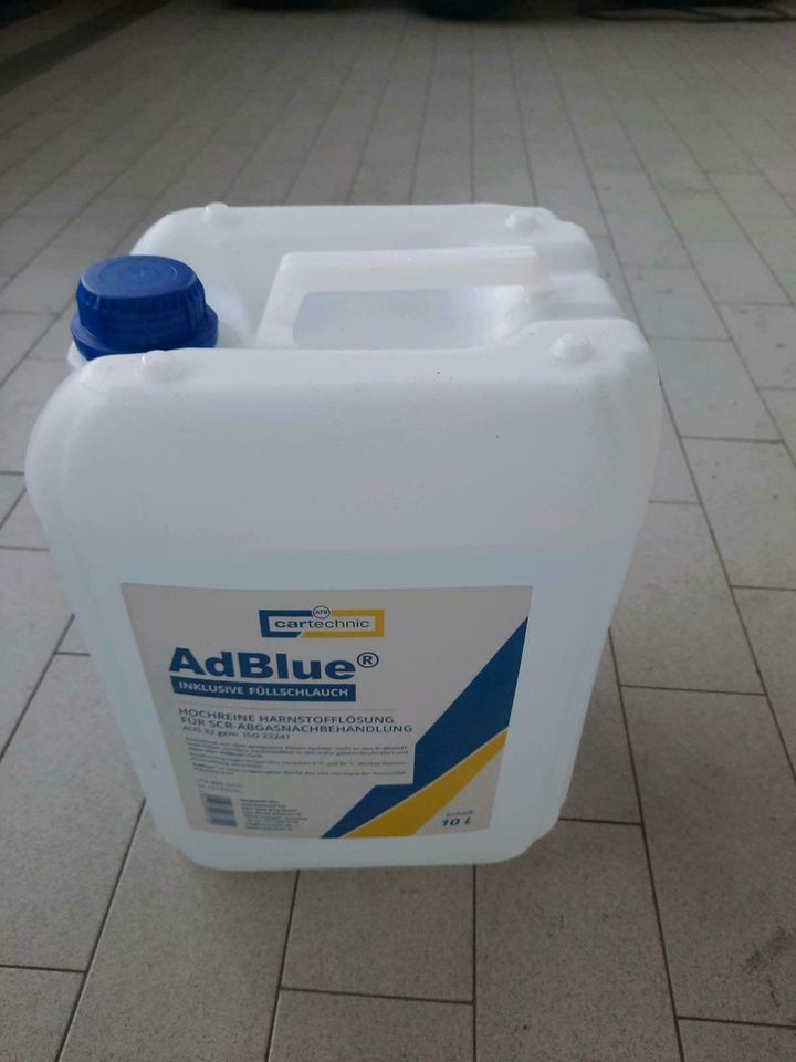 Adblue ad Blue 10 Liter Kanister mit einfüllhilfe in Thüringen - Gera, Ersatz- & Reparaturteile