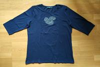 Stretch Shirt blau Strasssteine Gr. 40/42/44/L/XL/XXL Baden-Württemberg - Calw Vorschau