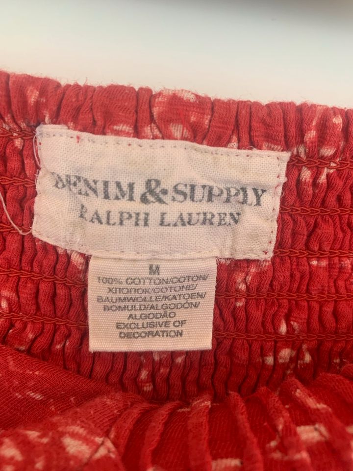 Ralph Lauren Rock rot 100% Baumwolle Größe M in Geldern