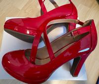 Pumps rot Lack Gr.38 Bayern - Friedberg Vorschau