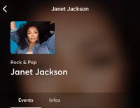 1 x # Janet Jackson # Platin Ticket #Konzert München Hessen - Hanau Vorschau