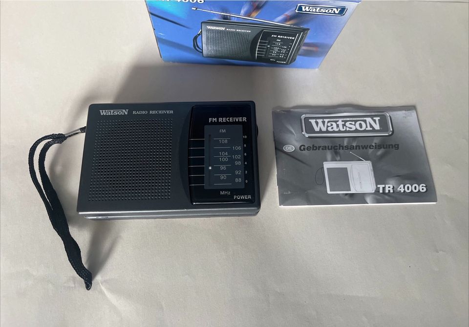Watson TR 4006 Retro Taschenradio FM tragbares Radio in Kamen