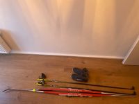 Klassisches Langlaufset (Ski 195cm, Stöcke 150cm, Schuhe Gr.  40) Bayern - Burgberg Vorschau