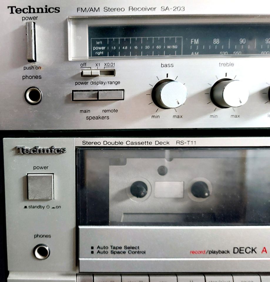 Technics Stereoanlage Double Cassette Deck 4 CANTON Boxen in Essen-Haarzopf