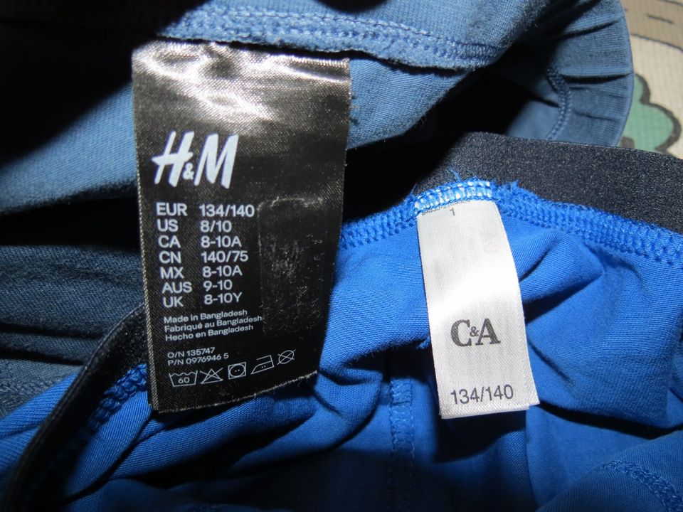 2 Boxershorts - Gr.134/140 - H&M / C&A in Eisenberg