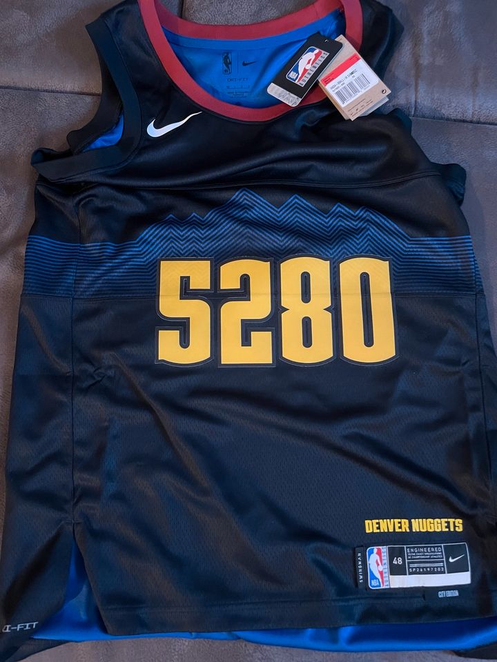 Nike NBA denver nuggets Jersey Größe L mit Etikett uvp 105€ in Frankfurt am Main