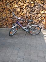 Top Mädchen Fahrrad Pegasus 18 Zoll lila grau Bayern - Amberg Vorschau