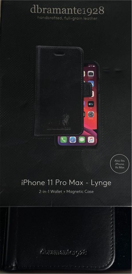 NEU iPhone 11 Pro Max Case Hülle 2-in-1 Leder Handy Schutz in Braunschweig