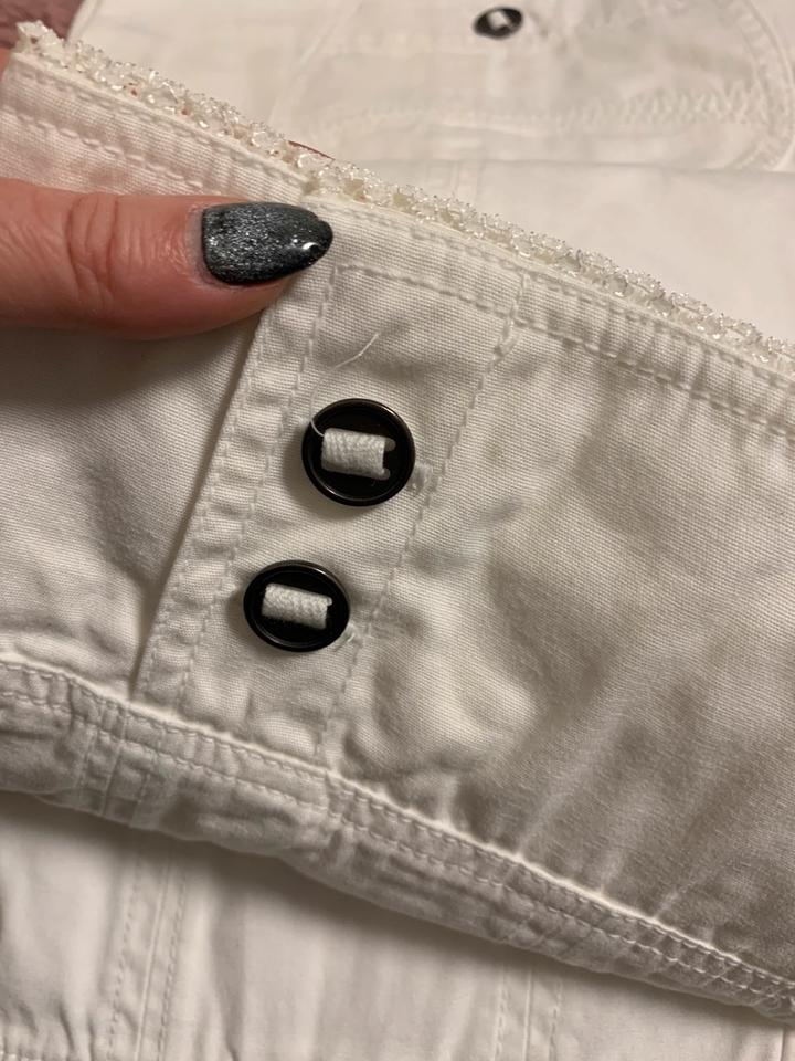 Twinkle 7/8 Jeans Hose Spitze Creme 42 nur 1xgetragen wNeu in Herzogenrath
