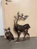 Deko Tiere Eule und Hirsch Bayern - Arnbruck Vorschau