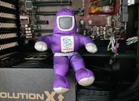 Intel Bunny People Nerd Figur Chipmännchen Puppe Astronaut lila Sachsen - Chemnitz Vorschau