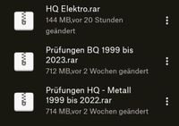 Industriemeister Prüfungen BQ HQ Metall Elektro Baden-Württemberg - Aspach Vorschau