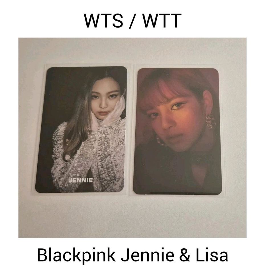 BlackPink Jennie Lisa Album Photocard in Velbert