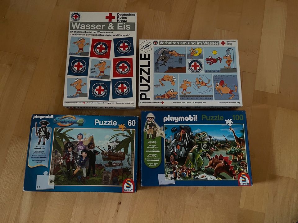 Playmobil Puzzle für Kinder 60+100 Teile, Memory in Kirchberg i. Wald