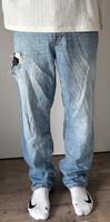 Baggy Jeans in Hellblau mit Loch von Asos Größe W31/L32 Dresden - Löbtau-Nord Vorschau