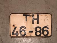 DDR Motorrad Nummernschild Baden-Württemberg - Neckargemünd Vorschau