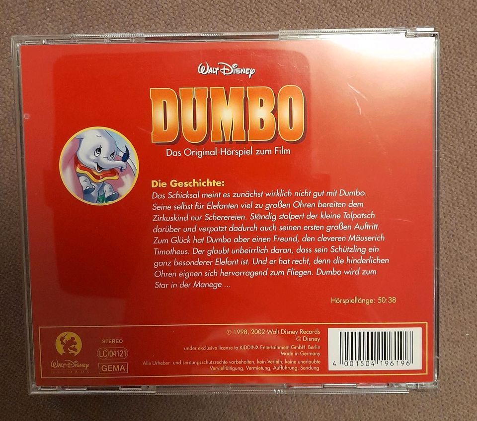 CD Hörspiel "Dumbo" in Weitramsdorf