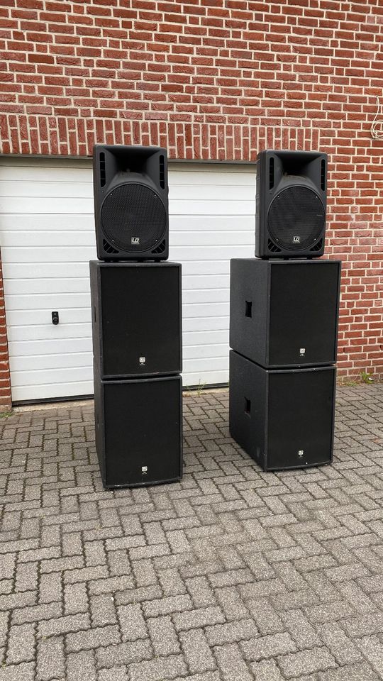 LD Systems Set 4x 18" Sub und 2x15" Top in Goch