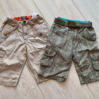 2 x Shorts H&M Topolino Gr. 98 mit Gürtel kariert Cargo Shorts Dresden - Schönfeld-Weißig Vorschau