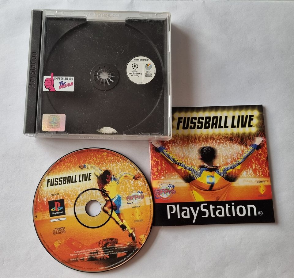 FUSSBALL LIVE | PS1 | PSX | PLAYSTATION 1 | GETESTET in Herbolzheim