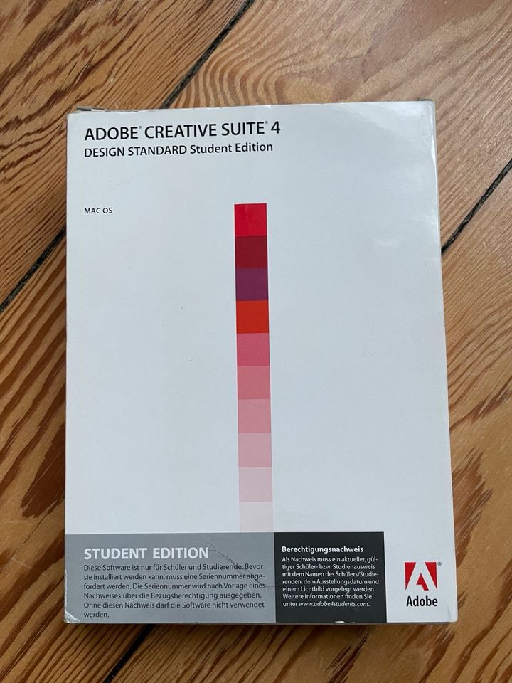 Adobe Creative Suite 4 Student Edition Mac OS in Hamburg