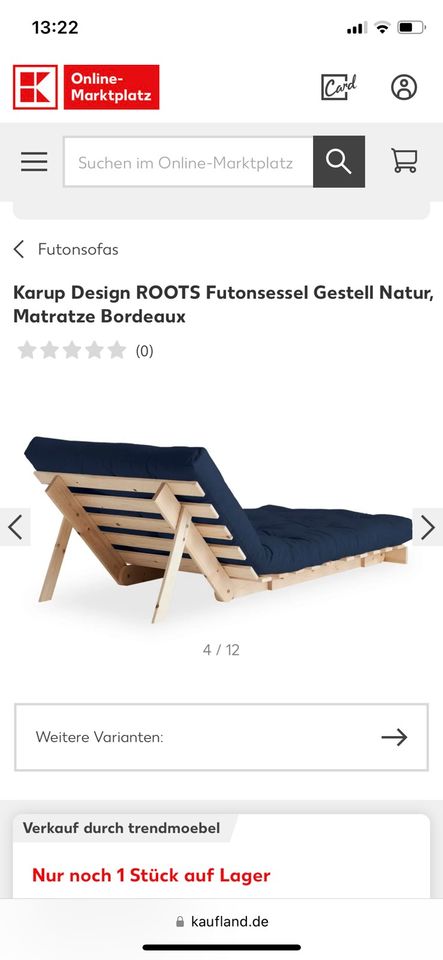 Schlafsofa Roots Karup, 90cm in Löbau