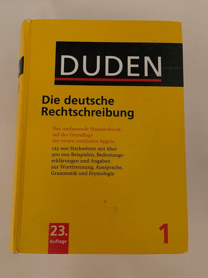 Duden die deutsche Rechtschreibung 23. Auflage in Dormagen