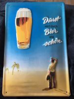 Blechschild „Durst wird durch Bier erst schön“ Rheinland-Pfalz - Kerzenheim Vorschau