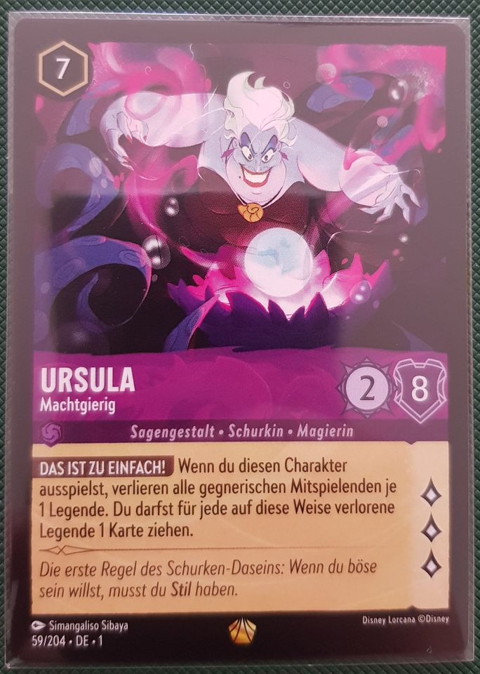 Disney Lorcana 'Ursula - Machtgierig' in Gardelegen  