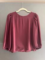 Bluse Bordeaux weinrot Gr. S 36 Vila Nordrhein-Westfalen - Detmold Vorschau