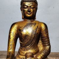 Wertvolle Sammlung: Vergoldete Bronzestatue des Buddha Shakyamuni Rheinland-Pfalz - Nierstein Vorschau