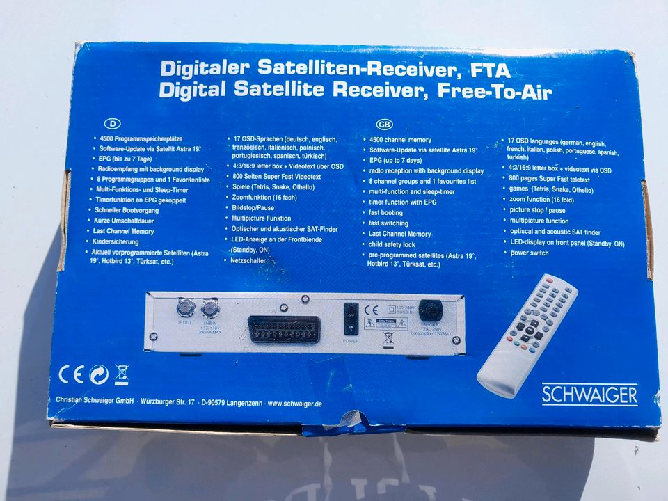 Digitaler Satelliten-Receiver in Rochlitz