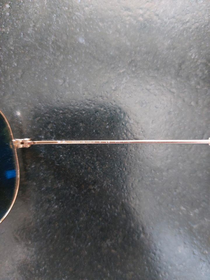 Rayban original Aviator Large Metal, RB 3025 Gr M 55-14, Gold in Remseck am Neckar