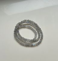 Das dreireihigen Armband aus grauem Mondstein(4mm) Aachen - Aachen-Mitte Vorschau