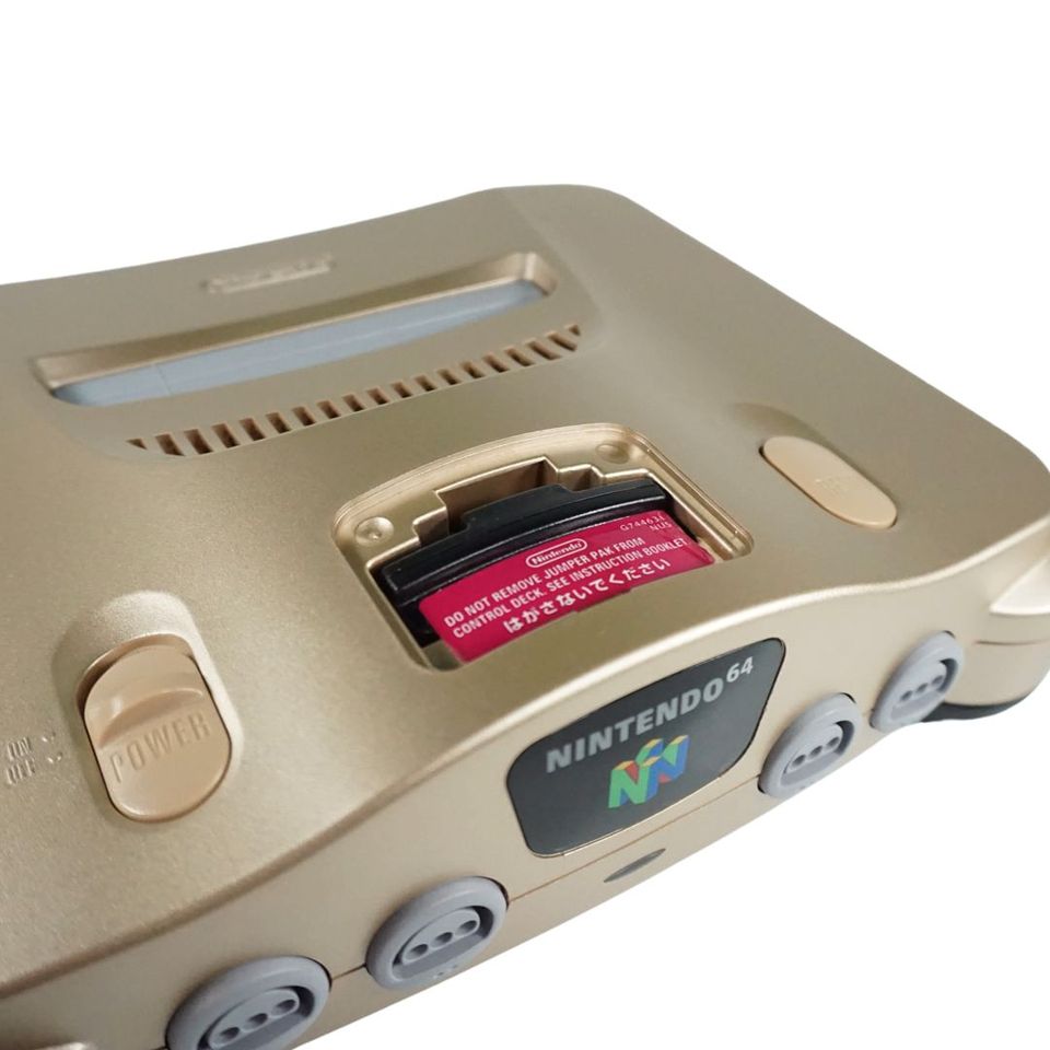 Original N64 Konsole Gold Special Editon Japan Import OVP in Frankfurt am Main