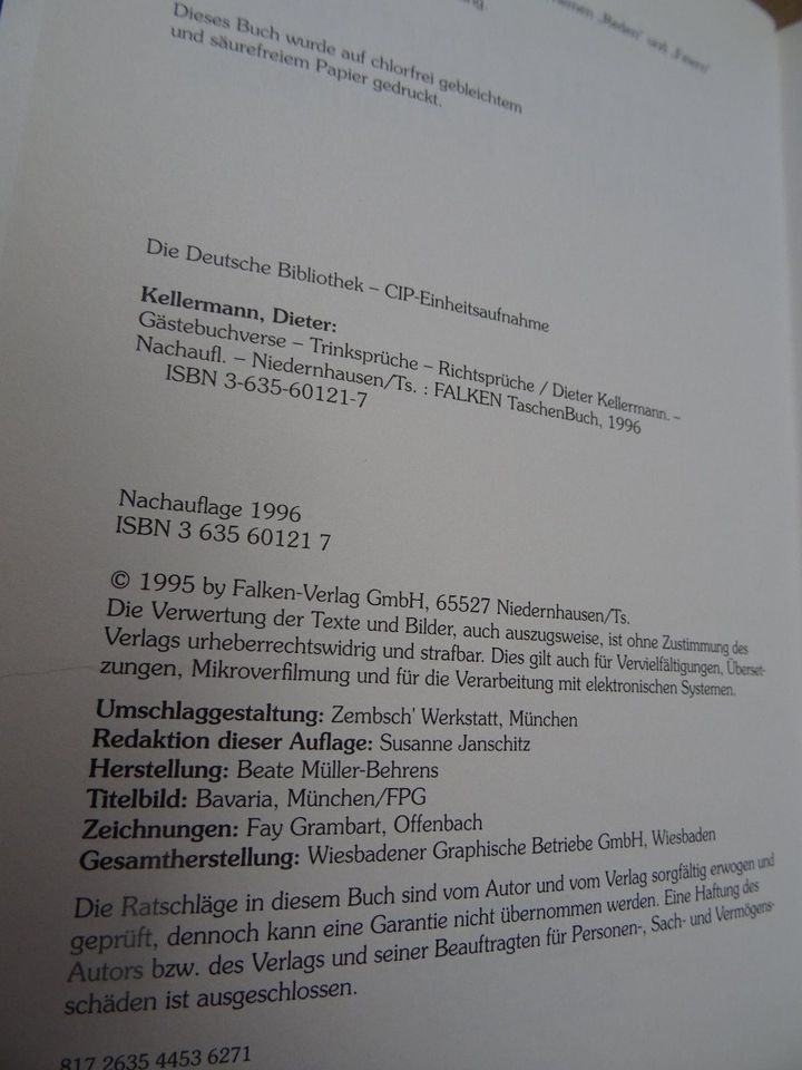 Bildband wie Verse mit  Bewirtung ,Planung 4 versch. Bücher in Bielefeld