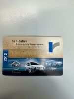 Briefmarke 575 Jahre Stadtechte Rüsselsheim -  150 Jahre Opel Hessen - Rüsselsheim Vorschau