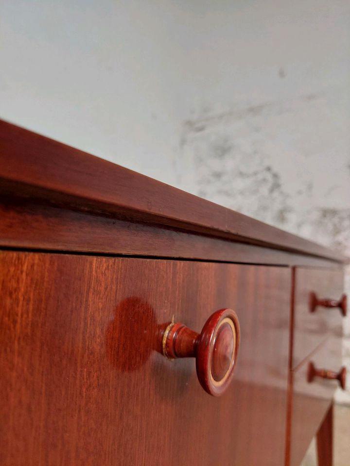 Vintage Kommode Sideboard Holzschrank 60er 70er DDR Retro in Leipzig