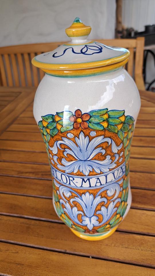 Deruta Italy Sberna 244/30 Keramik Topf mit Deckel ANSEHEN!!! in Freiburg im Breisgau