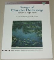 Songs of Claude Debussy Vol.1 High Voice Schirmer Vocal Library Schleswig-Holstein - Norderstedt Vorschau