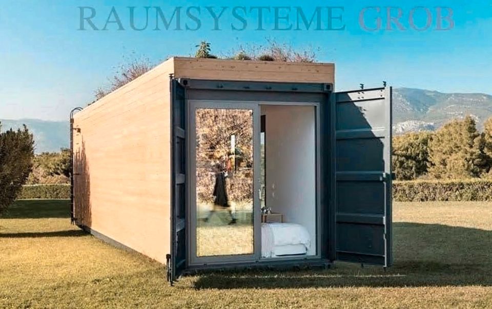 ☀️ Ihr eigenes Tiny House – Urlaubsfeeling pur! ☀️ Jetzt bestellen - Sonderangebot - nur für kurze Zeit! - Wohncontainer Gartenhaus Wohnraumlösung Containermodul Containerhaus Unterkunft Ferienhaus in Brunnen