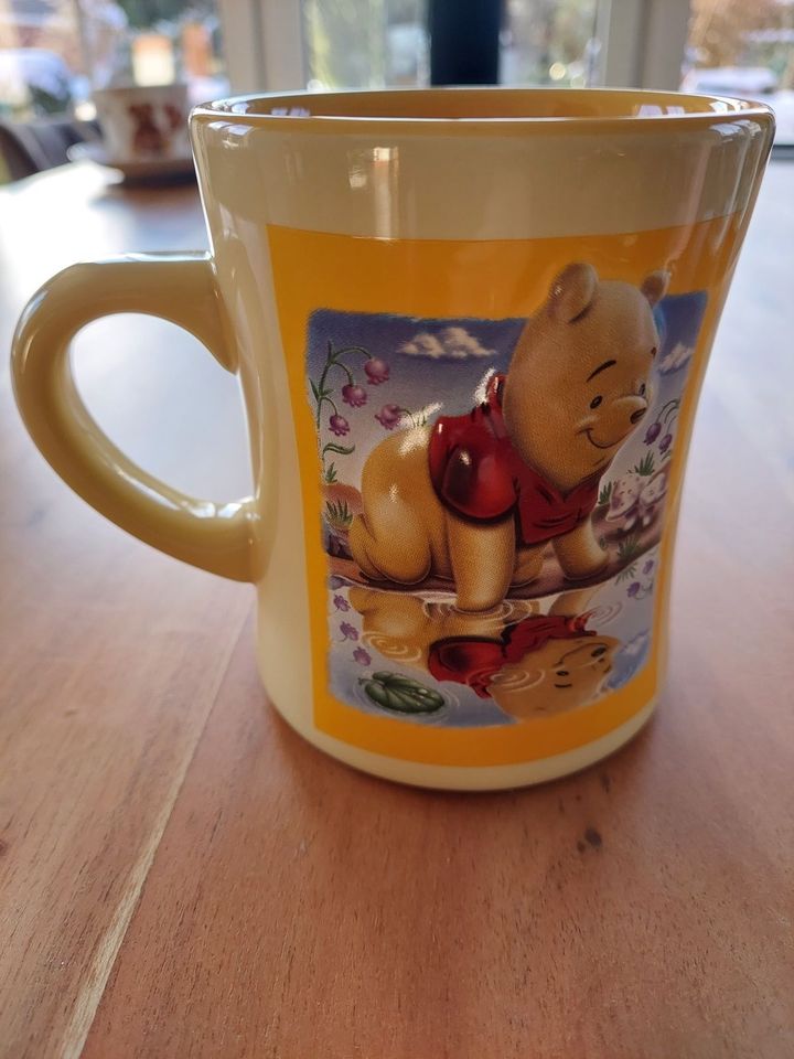 Disney "Winnie the Pooh" Becher Tasse Mug Cup Rarität Retro in Marschacht