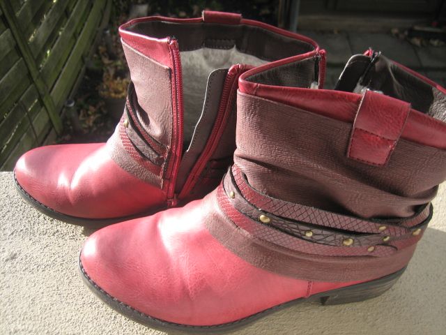 Rieker Antistress  Winter Schuhe Stiefeletten, Gr. 39, rot in Herne