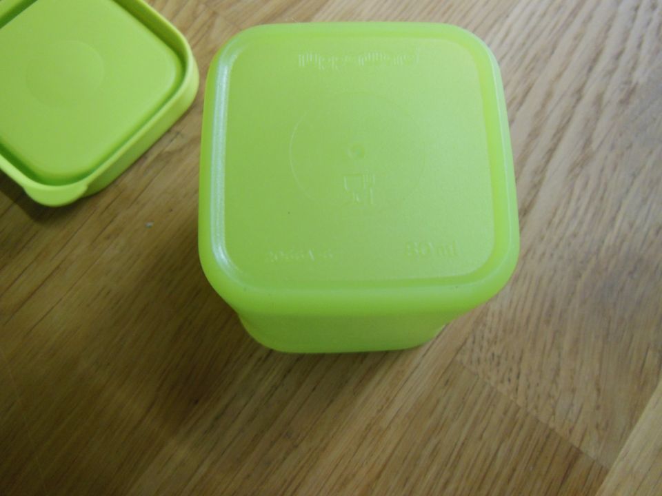 Mini-Gefrierbehälter, Dose,Tupperware,grün,80ml,2066A-10,sehr gut in Neuenbürg