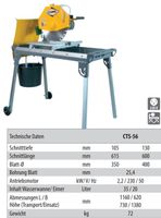 Steinsäge Nass-Schneidetisch Pflasterschneider MIETE Thüringen - Gera Vorschau