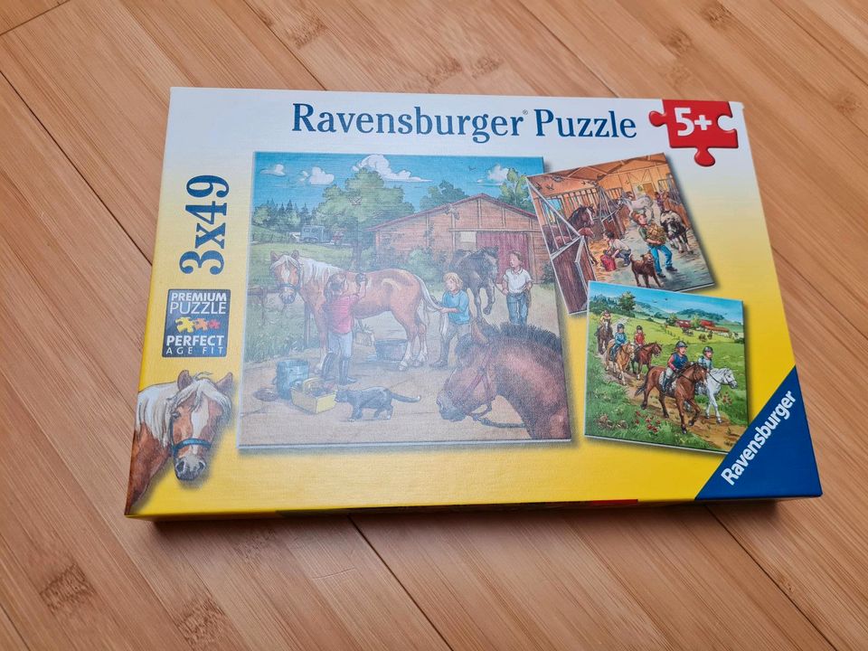 Puzzle Ravensburger 3x49 Teile 5+ in Stebach