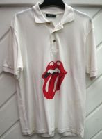 Rolling Stones Tounge Zunge Polo Shirt Gr.M weiß Neuwertig Hessen - Dieburg Vorschau