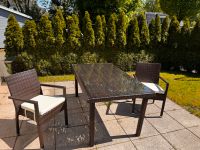 Gartenmöbel: Tisch und 6 Stühle braun gewebt inkl Polster Altona - Hamburg Lurup Vorschau