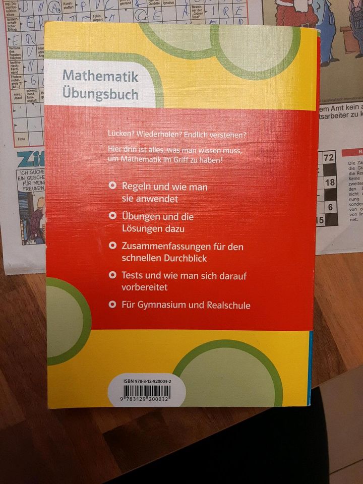 Mathe Mathematik Übungsbuch 7. 8. Klasse in Niddatal